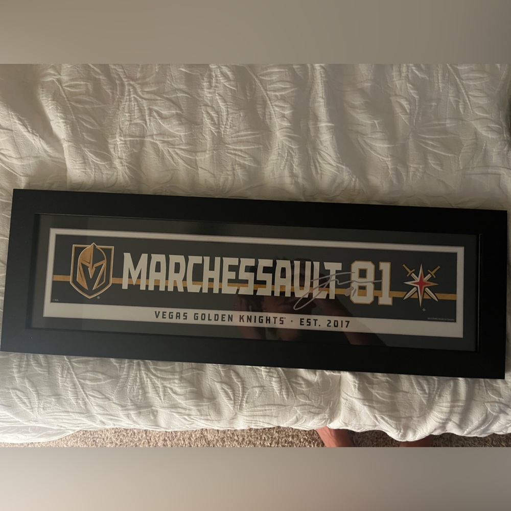 Vegas Golden Knights Marchessault Framed Wall Art